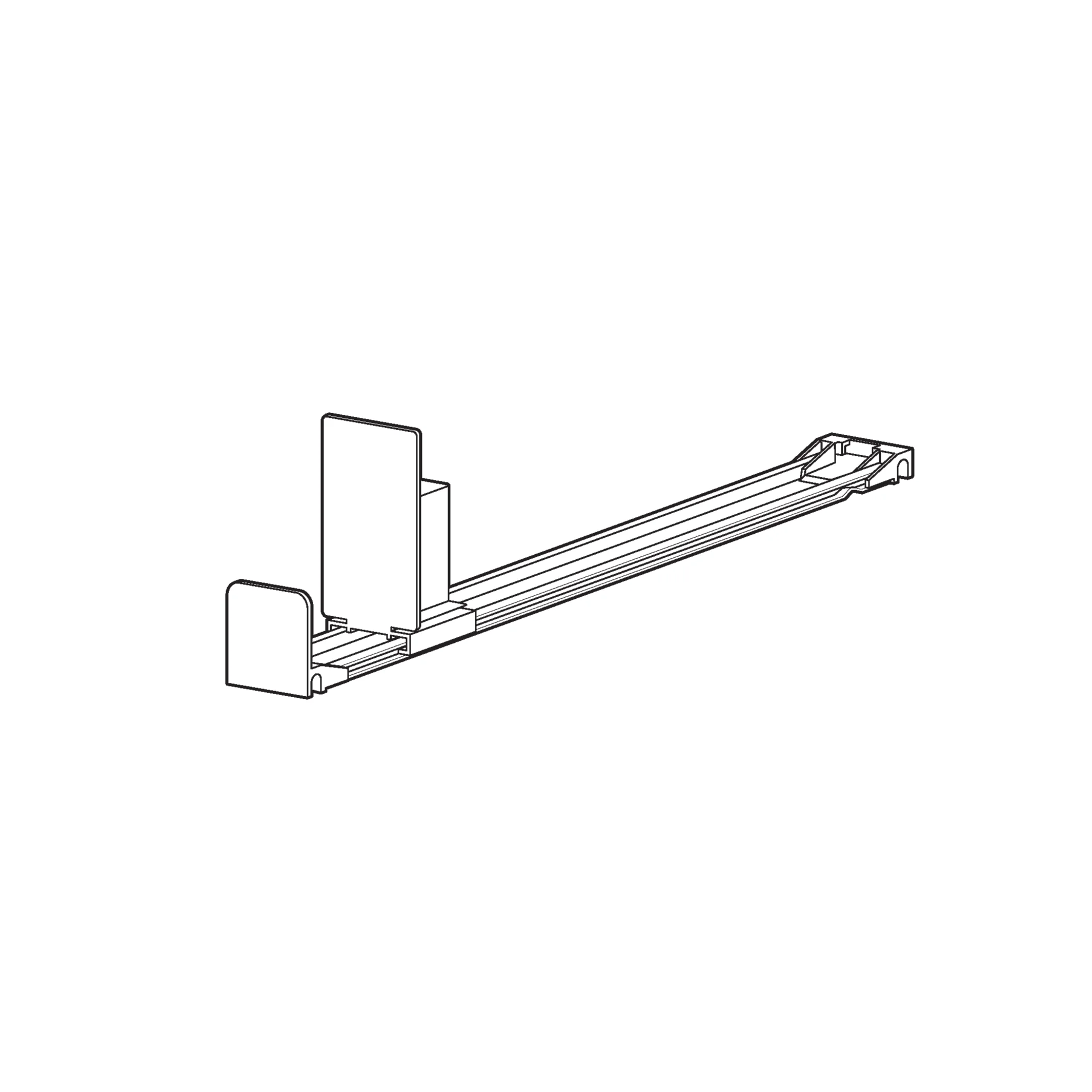Spring loaded display stand plastic pusher for cigarette snack