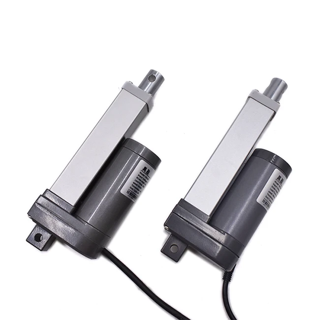 High speed nkla44  actuator linear 12v 24v electric with flat base linear actuator with position sensor