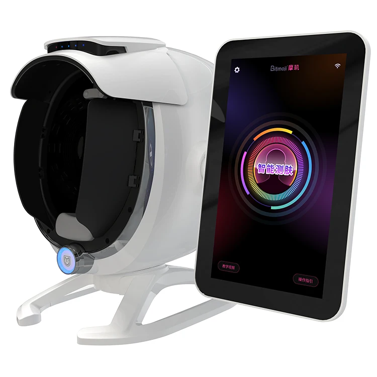 Full Face 3D Ai Skin Analysis Machine Facial Tester Scanner Face Mirror Device Skin Analysis Machine bitmoji Skin Analyzer