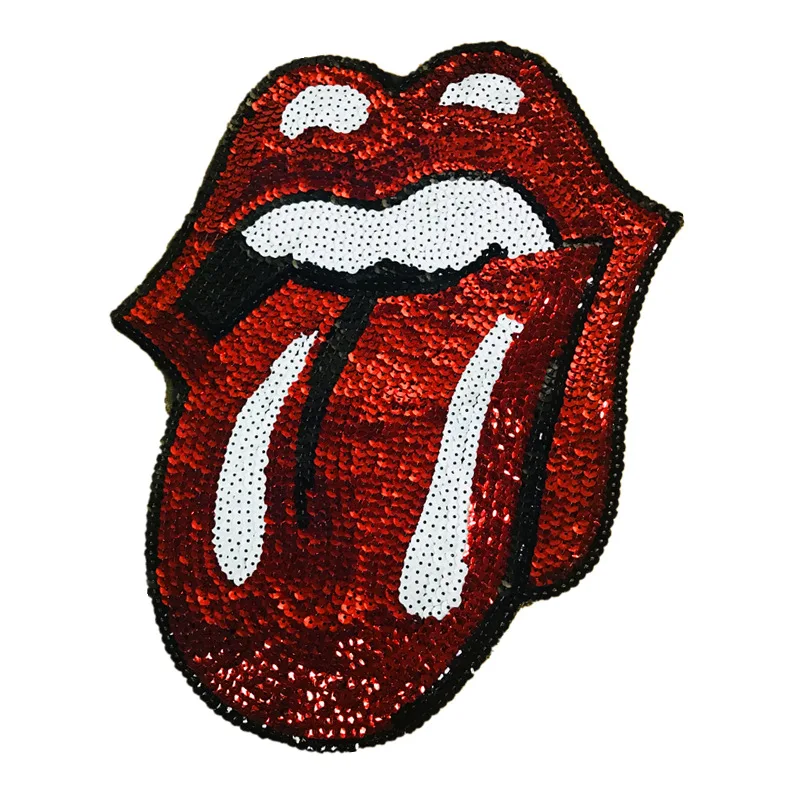 Fashion Cartoon Sequin Patches Big Patches For Clothing T-shirt  Applique Patch Clothe Decoration DIY Sewing Accessories