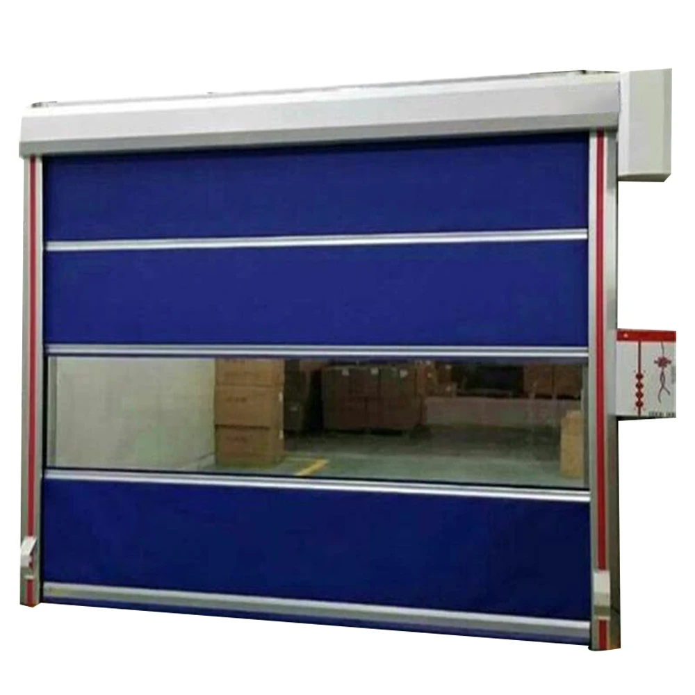 The factory makes high-speed doors PVC cloth car wash plastic quick door Fast rolling door for food factory