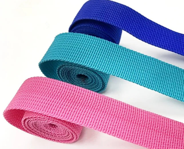 Colorful Heavyweight PP Woven Strap Webbing Tape band  for bag and Luggage and Waistband