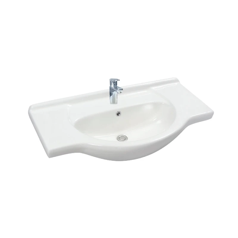 China 850mm Wall mounted modern vanity cabinet bathroom Furniture Cabinet wash