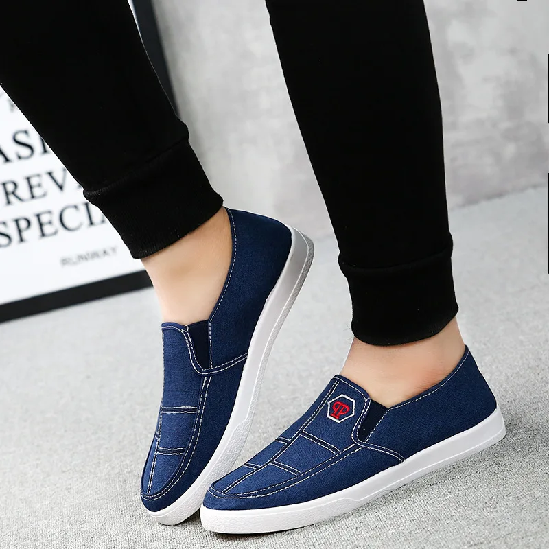 Low moq mesh breathable non-slip no laces for men  trendy shoe breathable casual sneakers white canvas shoes