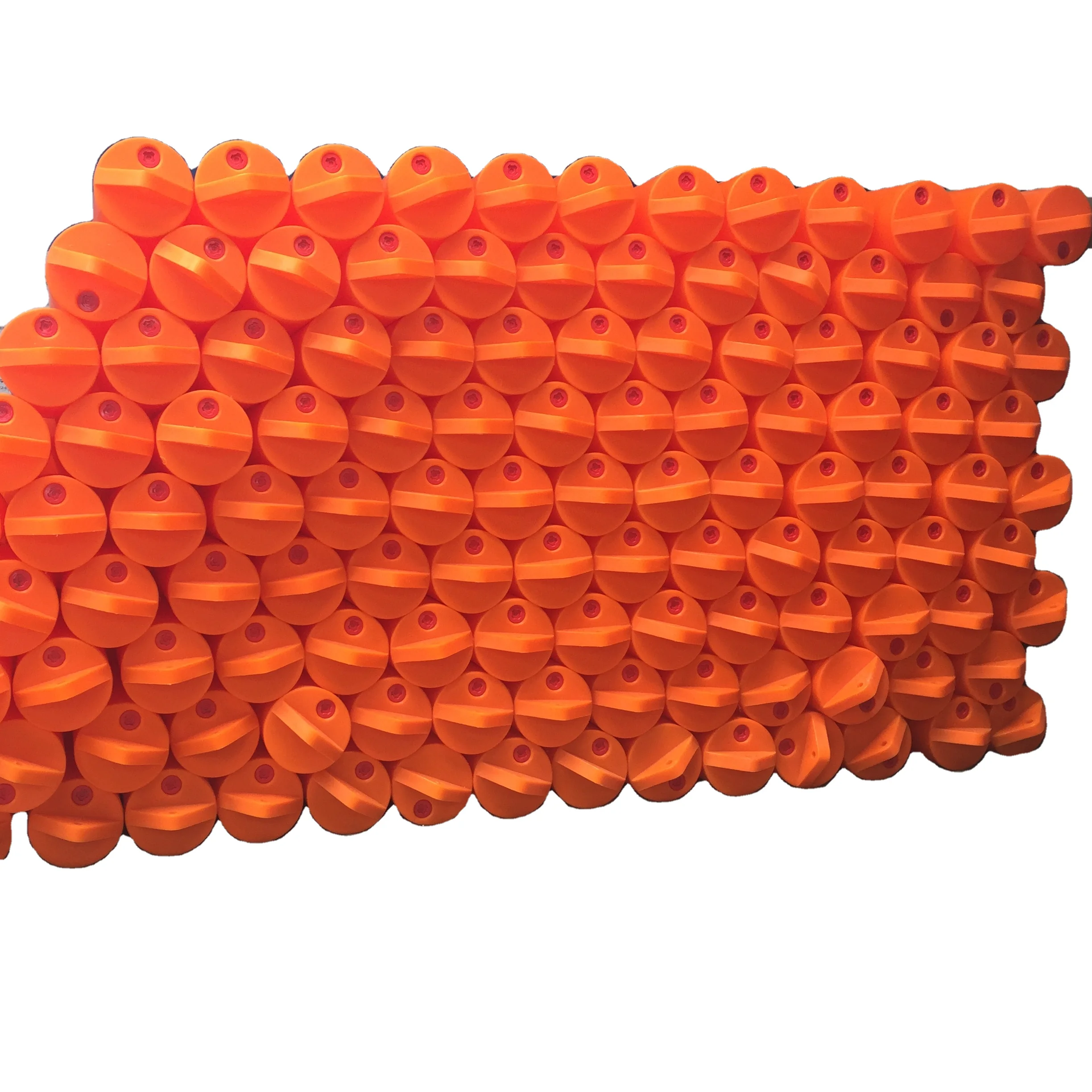 Pontoon floaters made of HDPE plastic for dredging hose pipes