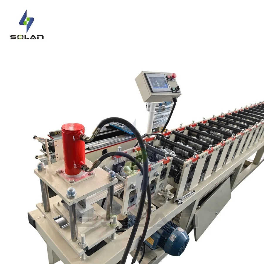 High-accuracy China Making Window Roll-Up Shutter Door Cold Roll Forming Machine
