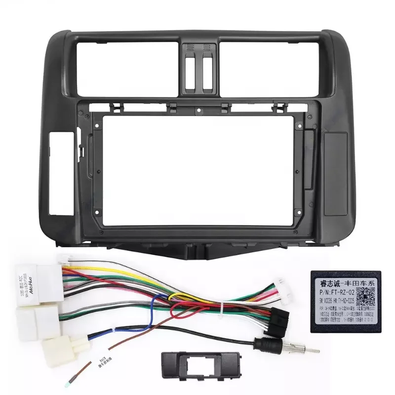 9-Inch Car Navigation Panel For Toyota Prado 2009-2013 Auto Parts Interior Trim Panel Car Audio Dashboard Frame