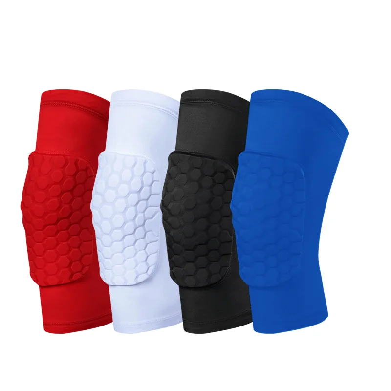 Anti-collision Breathable Pro Honeycomb Knee Pads Basketball Climbing Knee Pads Professional Outdoor Sports