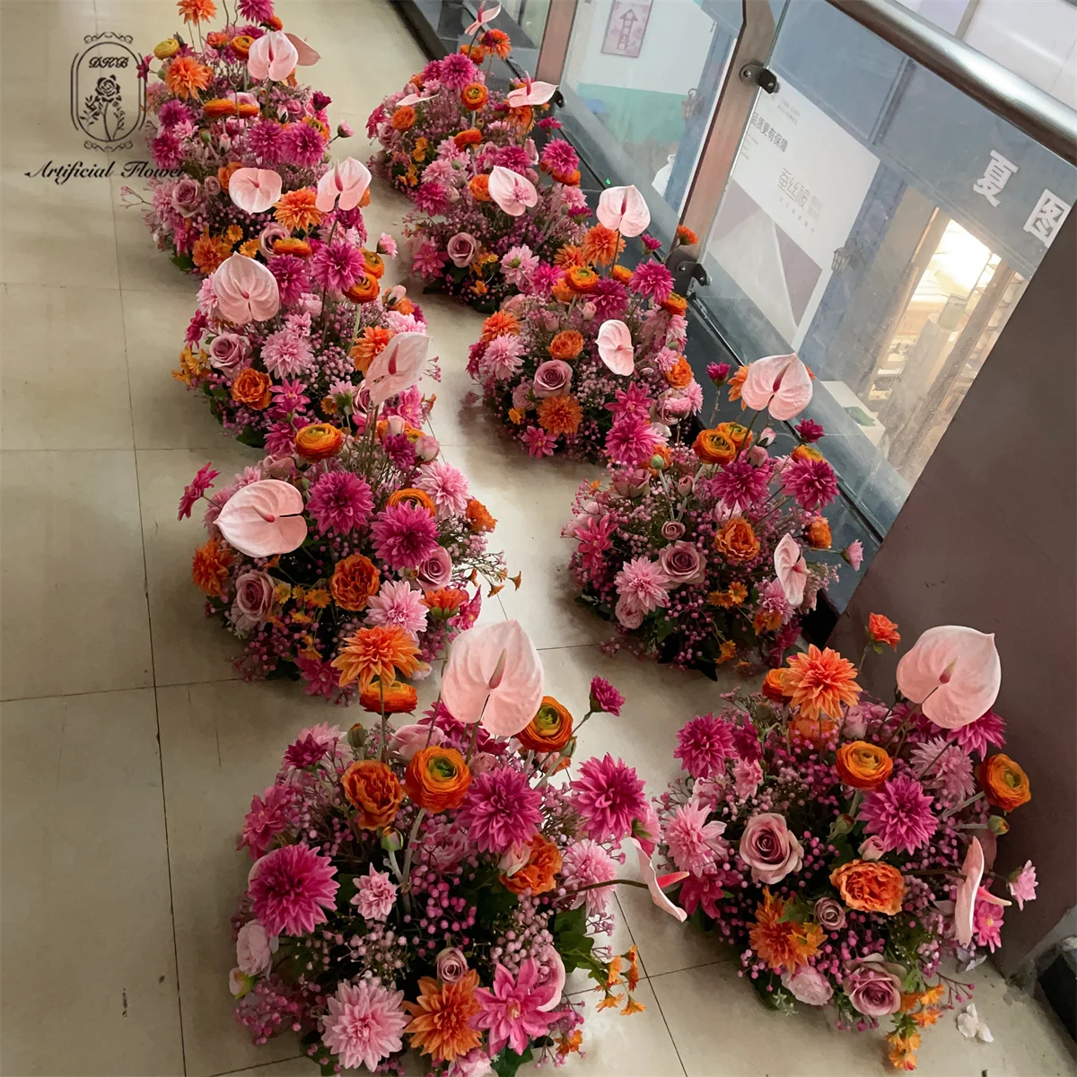 Wholesale Wedding Bouquet Wedding Table Decoration Arrangement Artificial Flower Ball