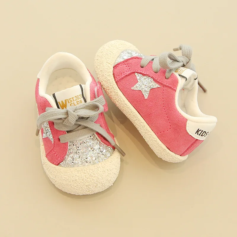 2023 New designers Princess children shoes shoes soft soled non slip walking toddler shoes for girl