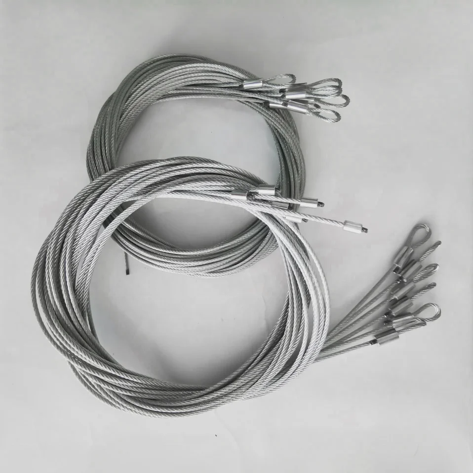 
High carbon stainless steel wire with terminal snap hook for door 
