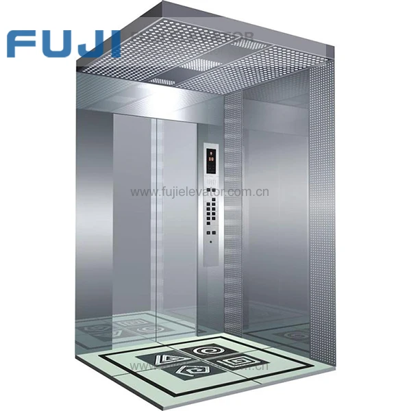 Office Building Commercial Lift Elevator Affordable Cost with Titanium Steel Cabin