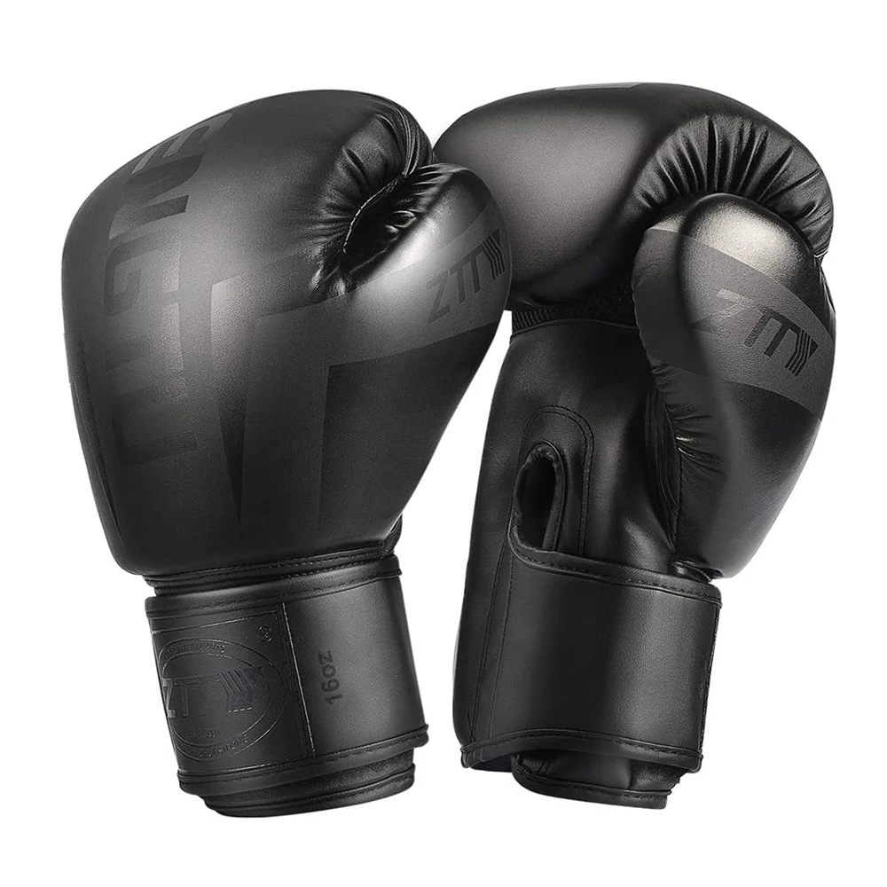 Wholesale Pu Leather Design Your Own Training Manufacture Fighting Boxing Gloves 10oz 14oz 16oz