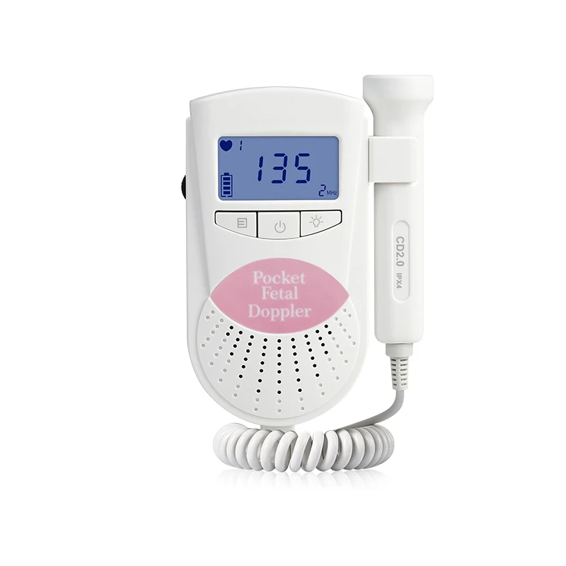 Color screen design home medical infant heart rate detector