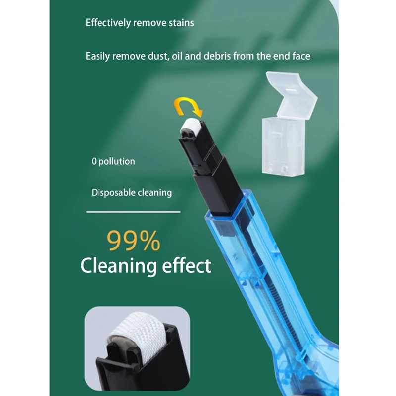 Ftth One Click Cleaner Pen cleaning tool MPO MTP Fiber optic connector cleaner fibra optica MPO cleaner