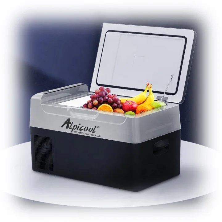 G22 Beverage 22L electronic control with Temperature penal Car Mini Fridge 12V dc compressor Freezer Travel Camping refrigerator