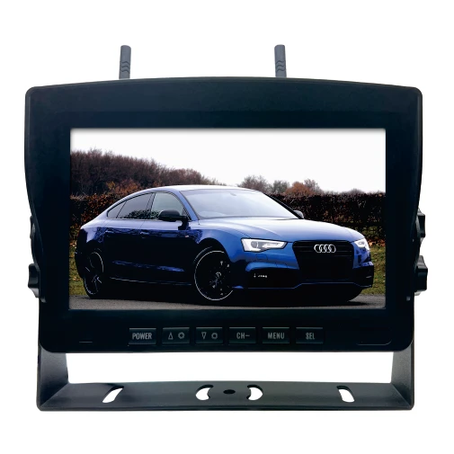 7-дюймовый беспроводной hd tft ЖК-монитор заднего вида автомобиля поддерживает 8 языков видеорегистратор двойной передний задний резервный
