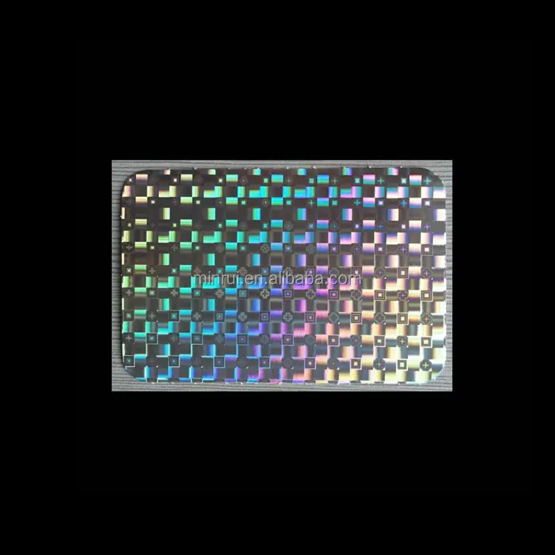 Popular 3D Rainbow Holographic Eggshell Sticker A4 Paper for Printing and Packaging