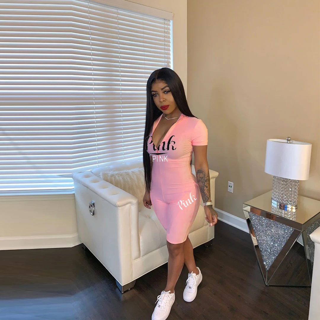 
DAN8811 Hot style printed casual sports jumpsuit is a hot seller in America and America in 2020 