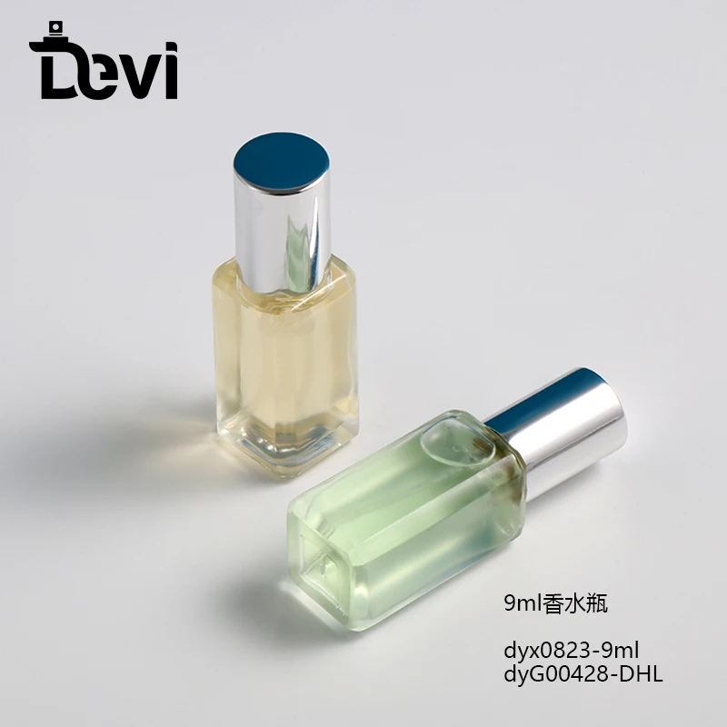 Devi Wholesalers Refillable Empty 9ml 10ml Mini Glass Perfume Tester 3ml perfume oil bottles Sample Perfume Bottle