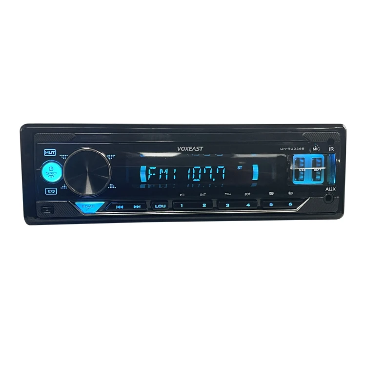 1 Din Car Stereo with BT FM Tuner AUX TF Car Mp3 Player USB Support Remote Control