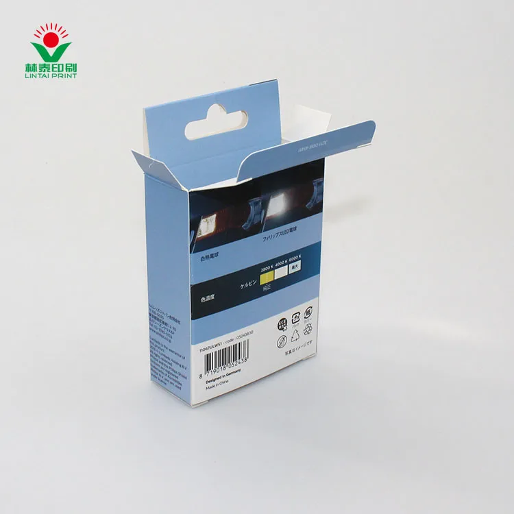 Customized printing high quality cell phone charger USB cable data cable packaging box