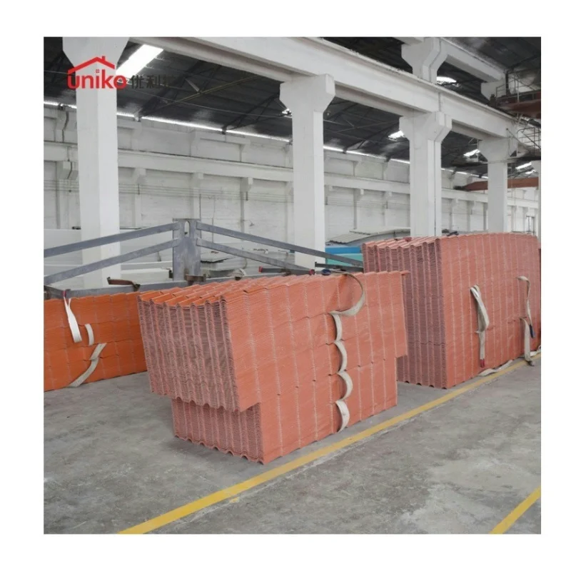 Hot Selling Modern Roof Tile Asphalt Shingles Brick Red Synthetic Resin UPVC ASA Spanish Roof Tile