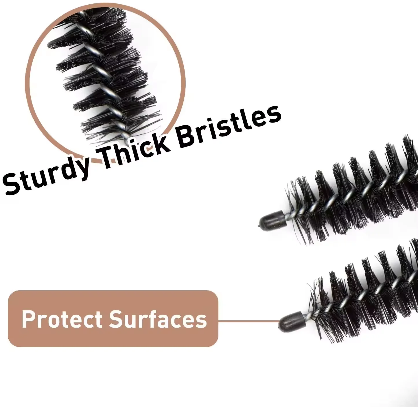 refrigerator tube brush dryer vent lint cleaning brush kit/radiator brush
