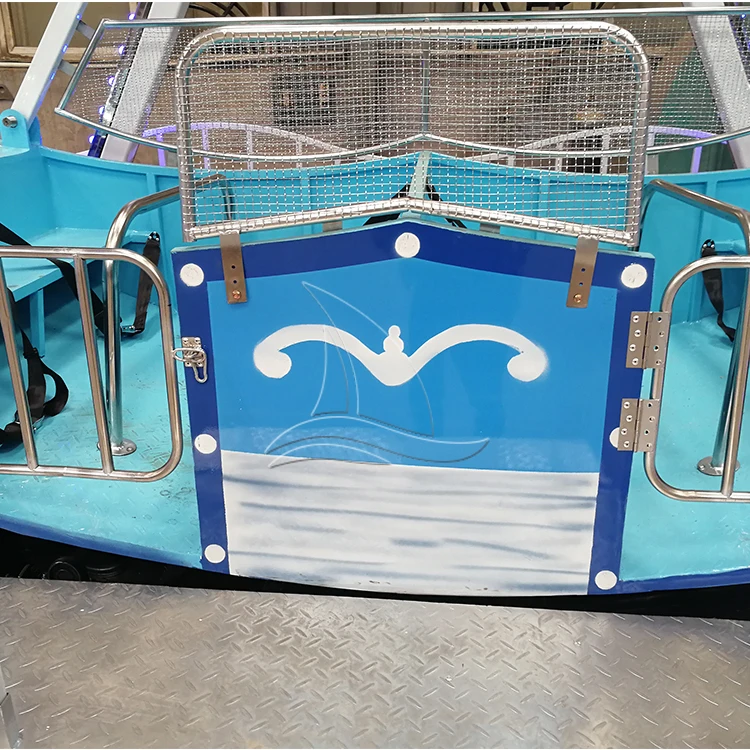 Hot selling playland 12 seats mini pirate ship ride children games outdoor small Factory price