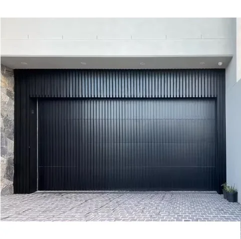 LongTai The pure color of nature style Garage Doors Customized Size Aluminum Grill Entry Door Design Garage Doors