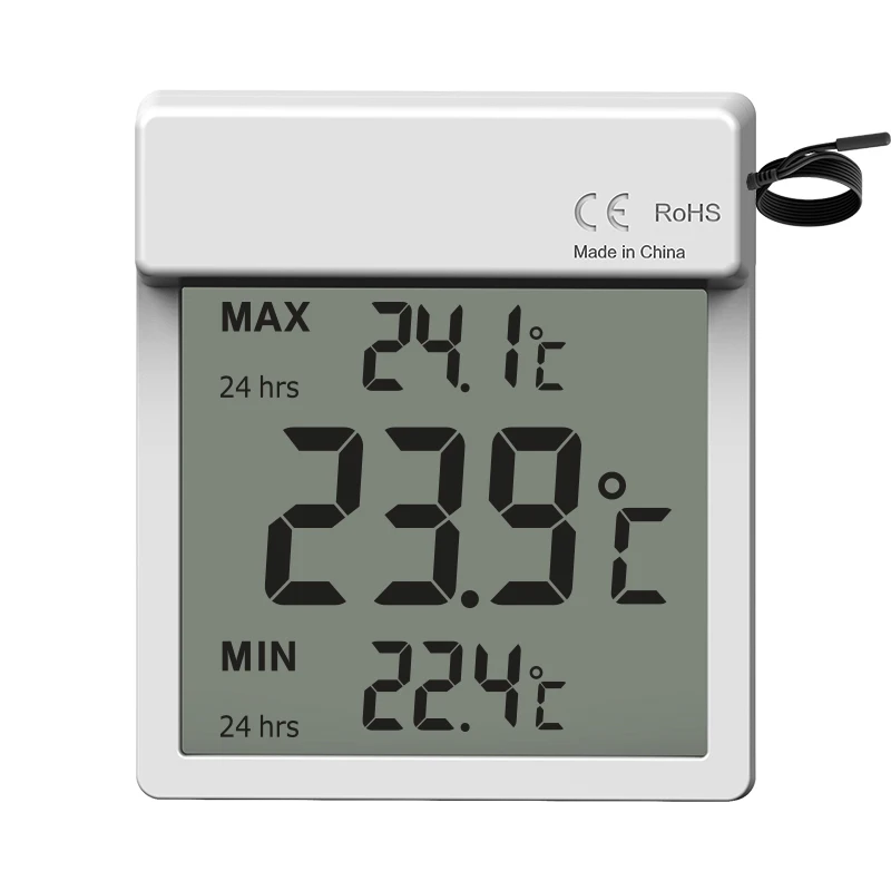 High Quality Digital Fish Tank and Refrigerator Thermometer Fahrenheit/Celsius Toggle Premium Household Thermometer