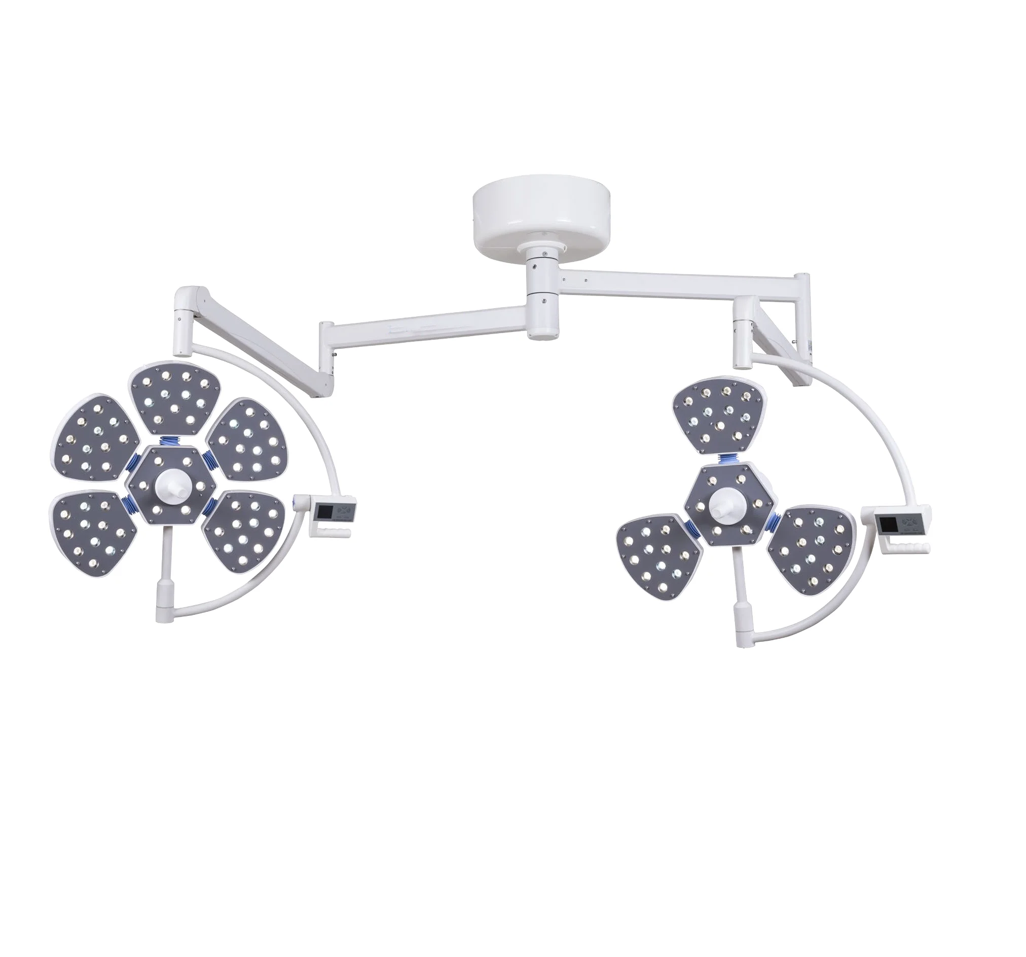 CE ISO Medical flower shadowless led operating light operation lamp double head ceiling Surgery