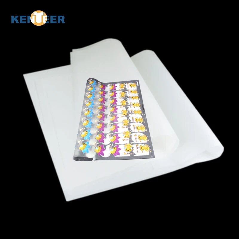 Kenteer factory price 75 100 mikron clear heat transfer pet film roll sheet for offset screen printing