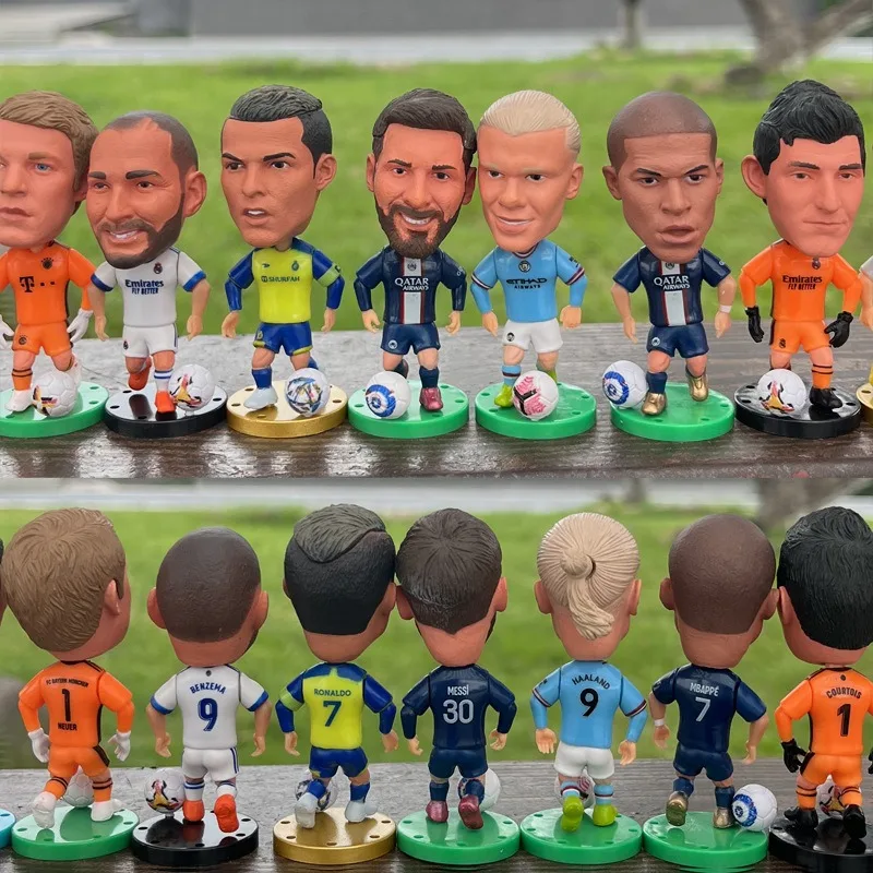 New Arrival PVC Soccer Star Action Figures Popular Football Players Doll Car Accessories Dropshipping Popular New Arrival