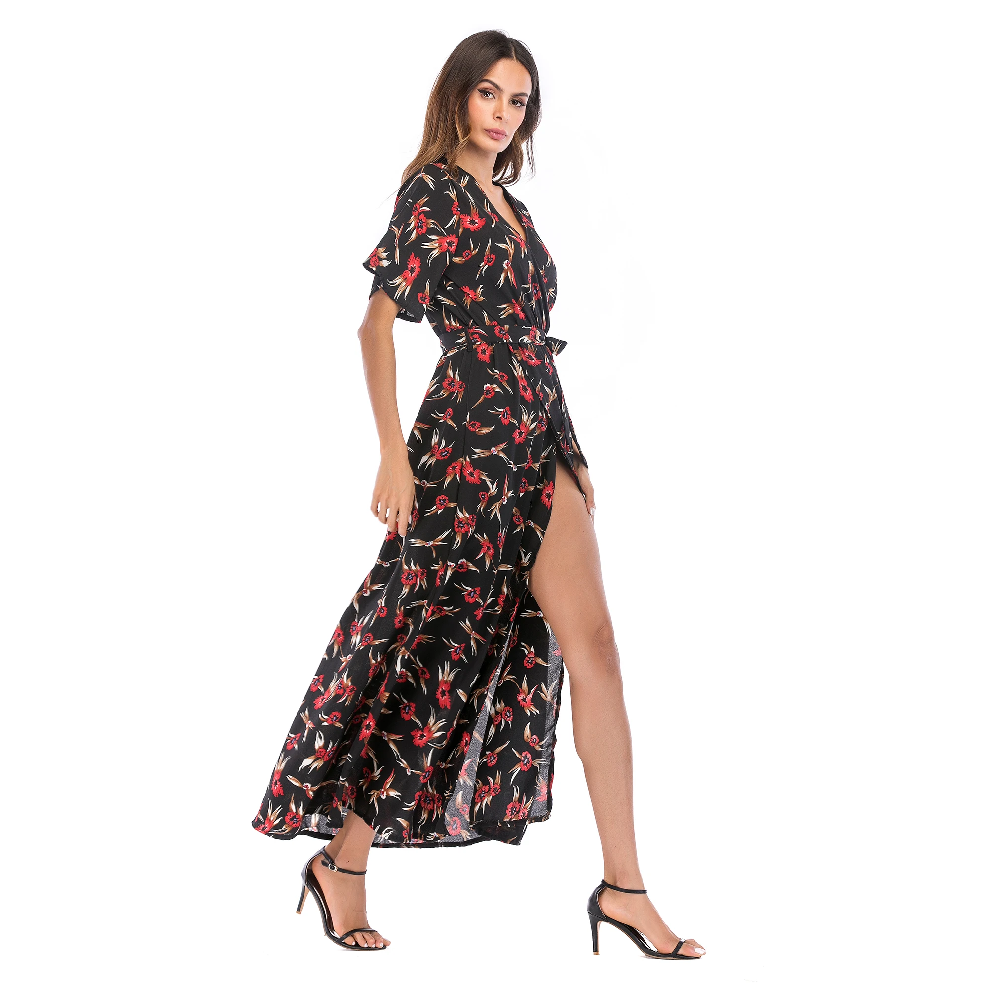 Girl Beachwear Holiday Casual Clothing Latest Fashion Flower New Arrivals 2022 Sun Dresses 2022 Women 1Piece