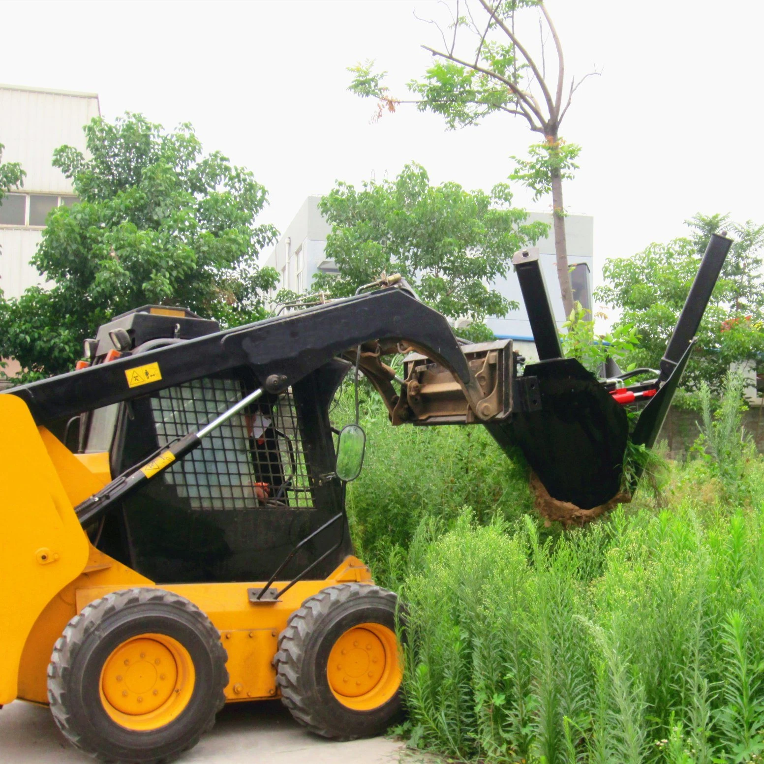 RSBM High Efficiency Home Use Skid Steer Hydraulic Tree Spade Transplanter for farm