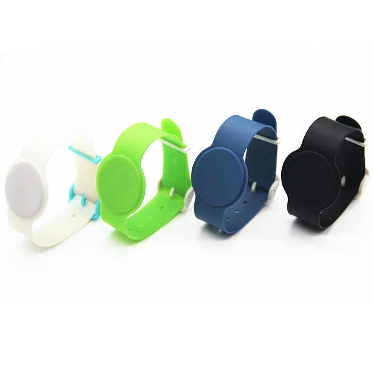 13.56MHz Soft Comfortable PVC Material Waterproof ID Bracelet Cheap Custom PVC Wristbands