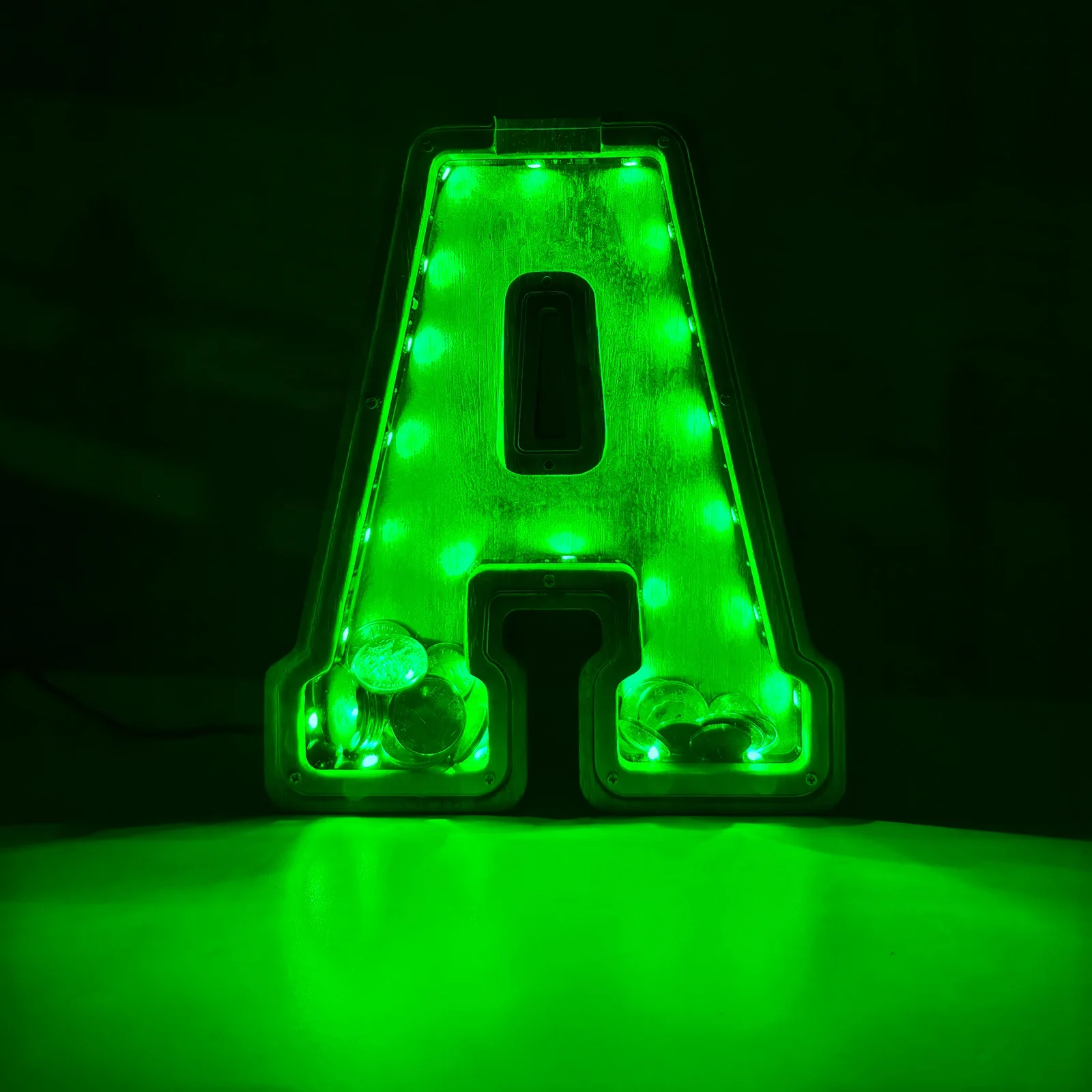 Wooden Piggy Bank Capital Letters for Children Birthday Gifts