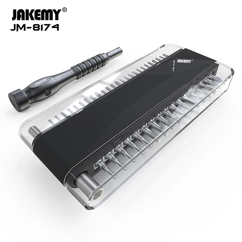 New Product JM-8174 Mini Precise Screwdriver Bits Set with Strong Magnetism for Mobile Phone Laptop Game Pad Home Maintenance