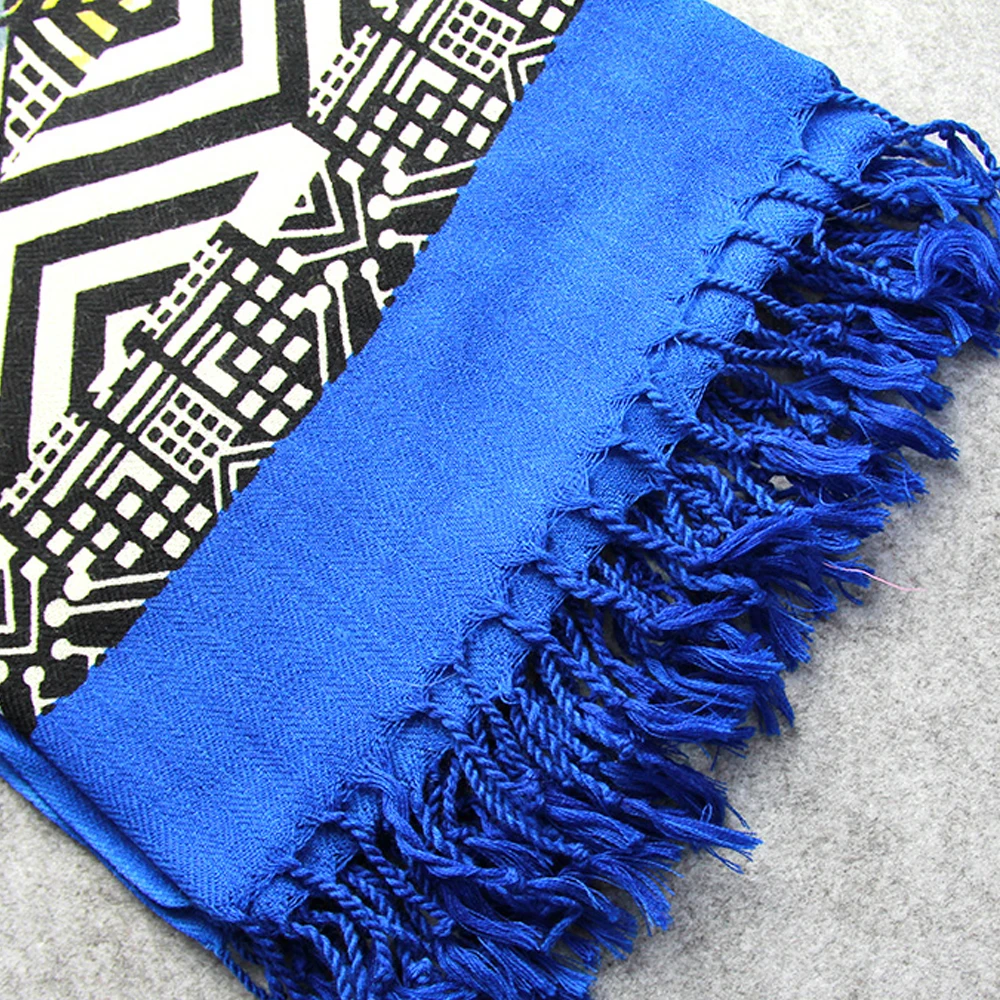 Зимняя кашемировая шерстяная шаль ручной работы Manxiang, модный дизайнерский шарф