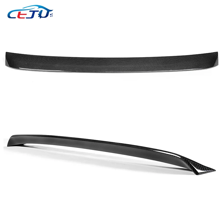 Carbon Fiber Look Rear Roof Spoiler Tail Trunk Lip Wing For Infiniti G35 G25 G37 Q40 4 Door Sedan 2007-2014