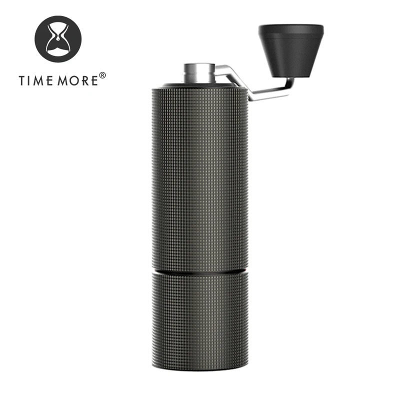 Модная популярная бытовая ручная кофемолка TIMEMORE льно-каштанового цвета C2 из нержавеющей стали с