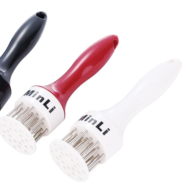 
Amazon Hot Selling Meat Needle Stainless Steel Safety Steak Meat Tenderizer 
