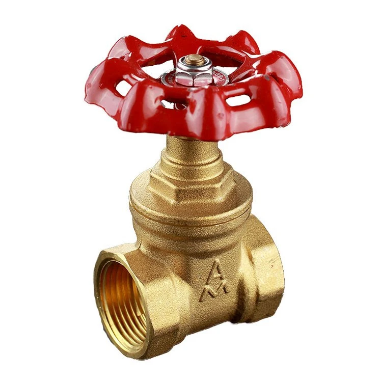 2 Inch Manual Water Valve Female Thread Long Body Non-rising Stem Copper/Brass Gate Valve