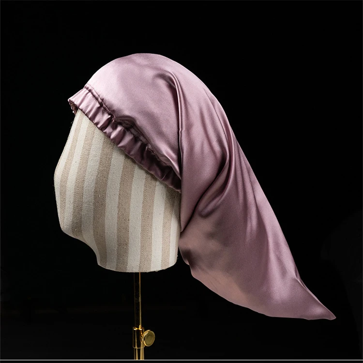 Custom Made Designer Bonnets and Durags Satin 100% Natural Silk Nightcap for Woman