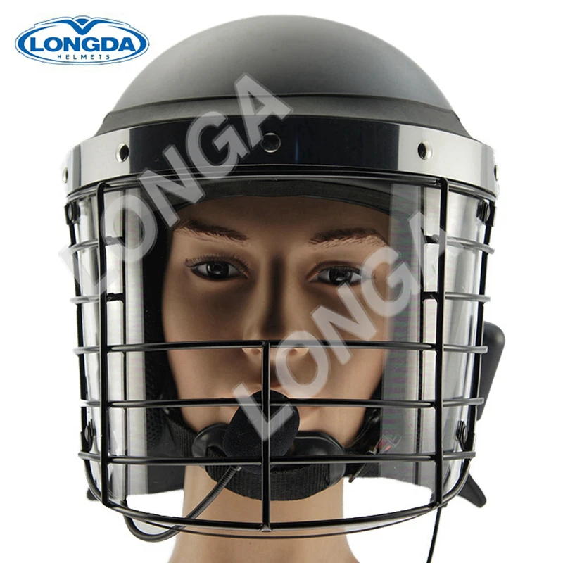 Высококачественный защитный Тактический металлический радиатор для самообороны полицейский шлем с коммуникацией
