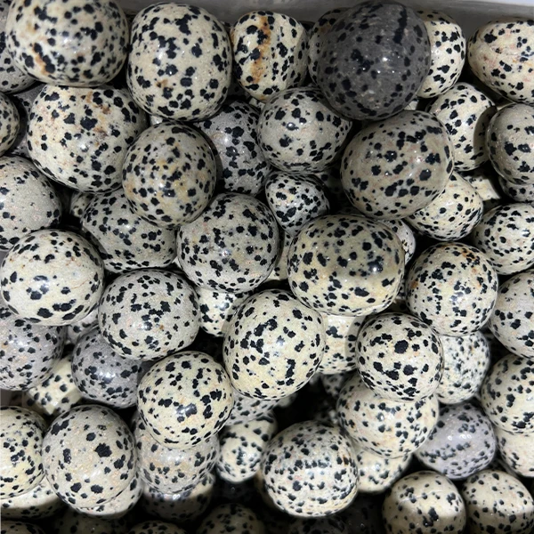 Crystal Stone Polished Healing Tumbled Stone Dalmatian Jasper Crystal Gravel Chips Stone For Decoration