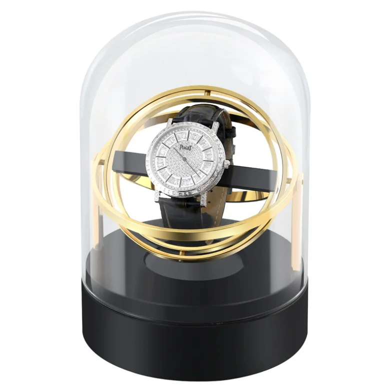 OEM High End reloj montre horloge Uhr orologio Glass luxury mechanical automatic watch box packaging Watch Winder Shaker Display