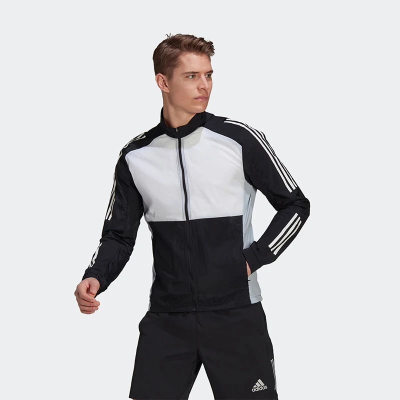 Wholesale Custom logo 100% Polyester Woven Lightweight Stand Collar Function Men Sport Jackets