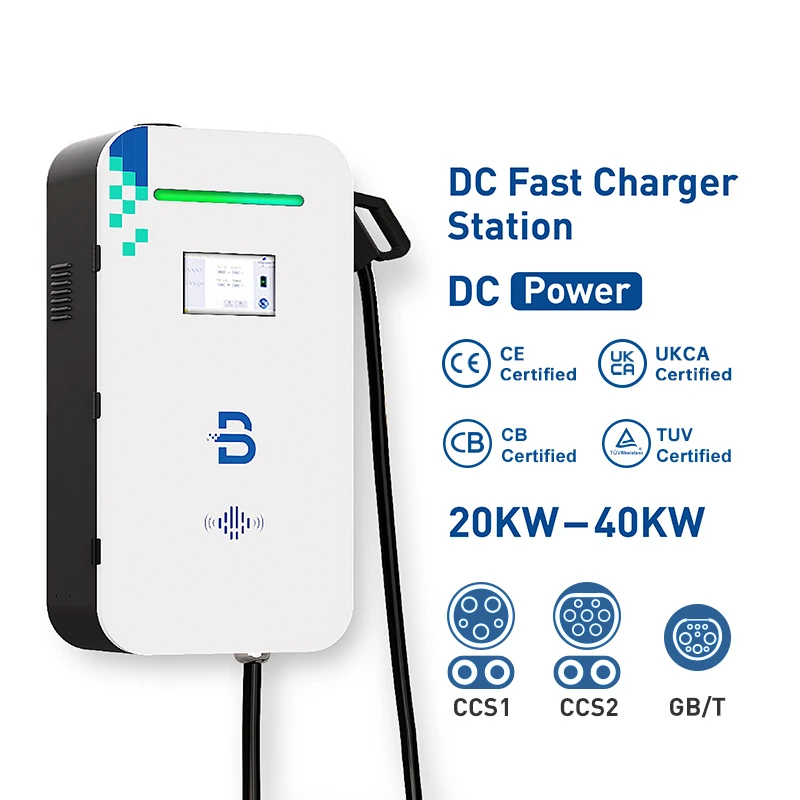 BENY 20kw 30kw 40kw EV Charger Station CCS1 CCS2 GB/T Fast Charging Station EV Wall Charger